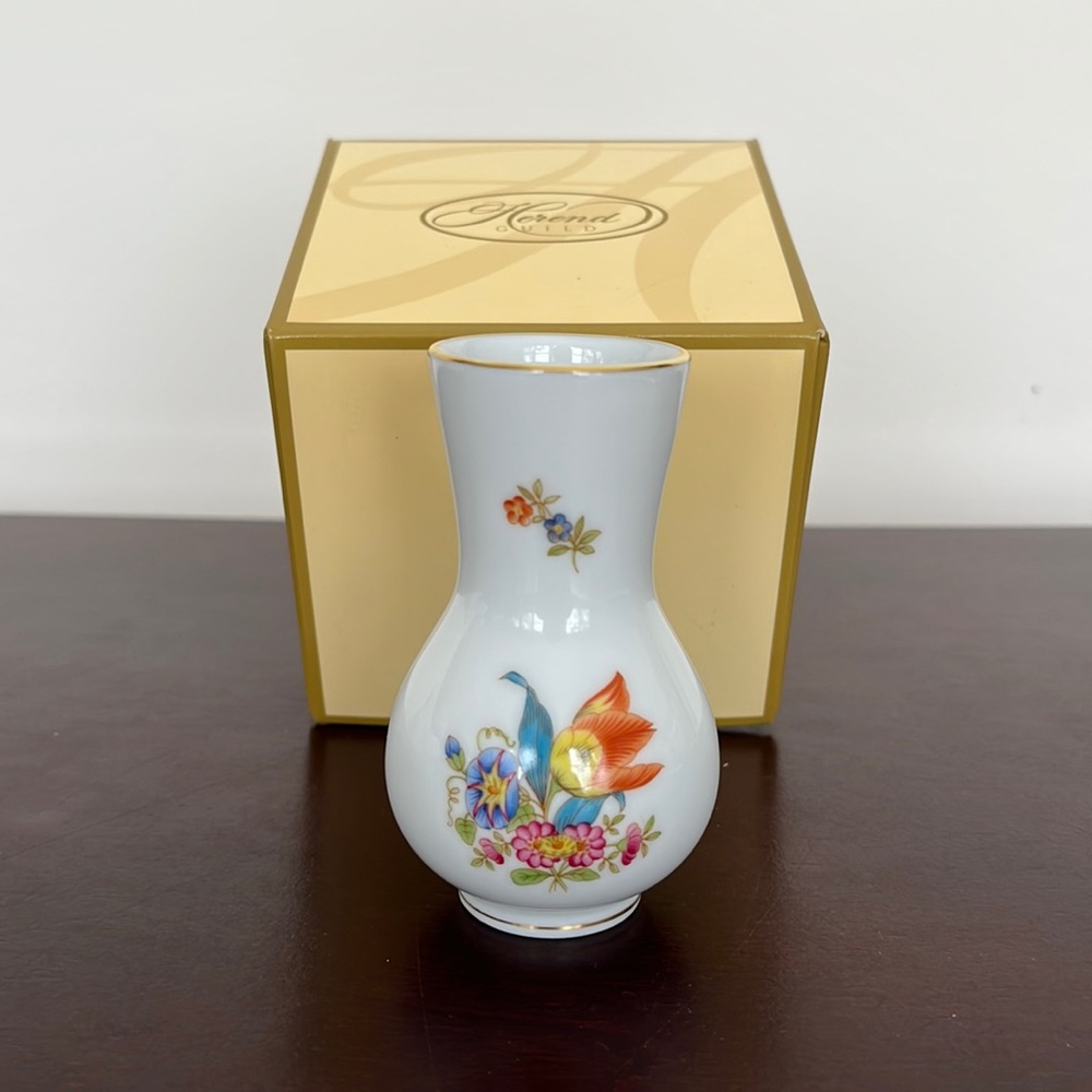 Herend Guild Porcelain Floral Mini Vase (2011)